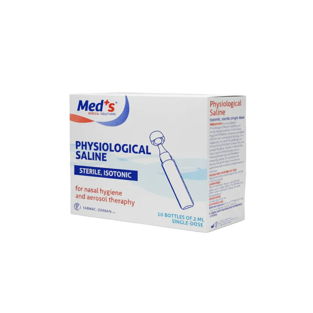 MED S PHYSIOLOGICAL SALINE ISOTONIC STERILE SINGLE DOSE 50ML 20'S