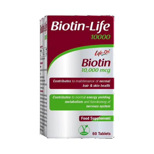 Life-On Biotin Life 10000 mcg 60 Tablets