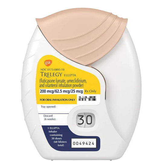 Trelegy Ellipta 200/62.5/25mcg 30 doses