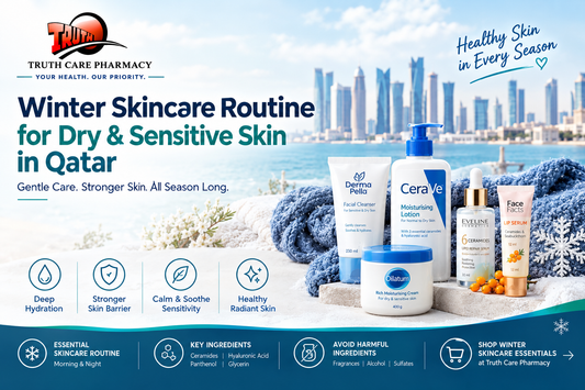 Winter Skincare Routine for Dry and Sensitive Skin in Qatar