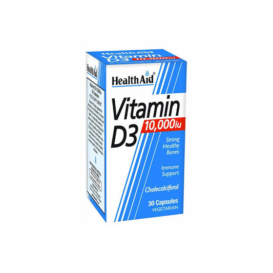 Health Aid Vitamin D 3  10000 Iu Cap 30 S