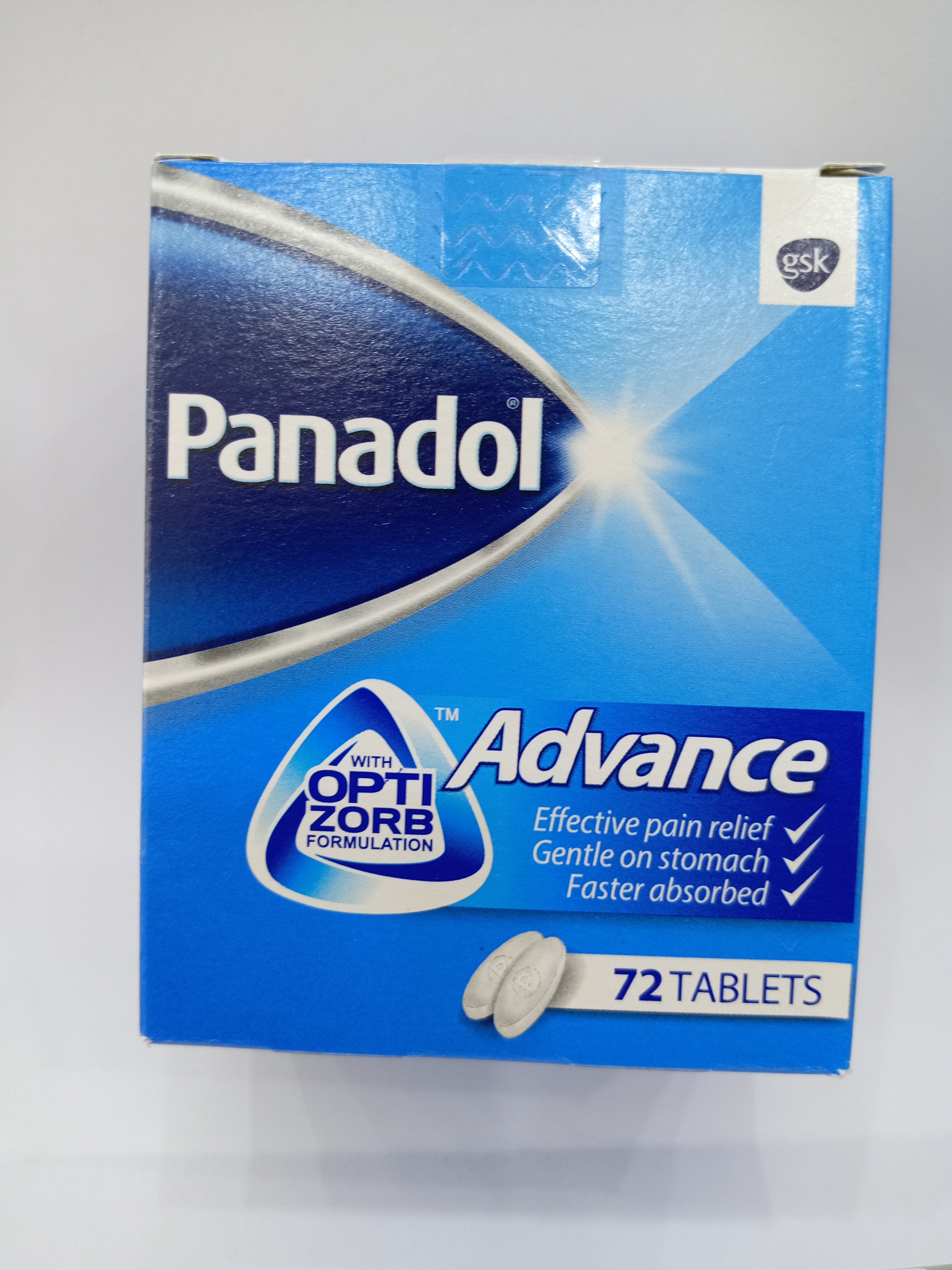 panadol advance 72ces 500mg