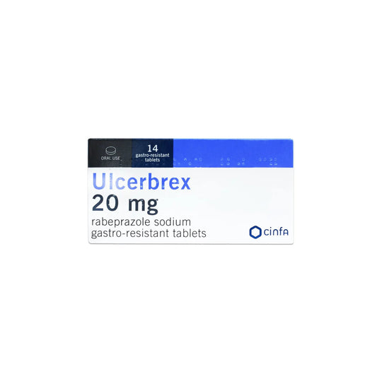 ULCERBREX 20 MG TAB 14 S