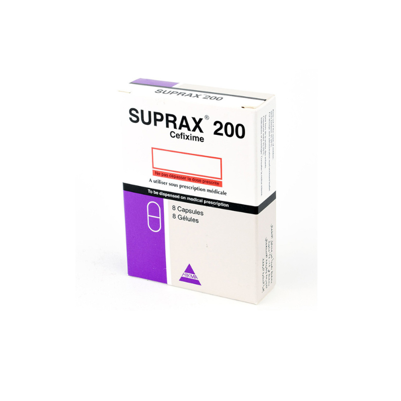 SUPRAX 200 MG CAPS 8 S
