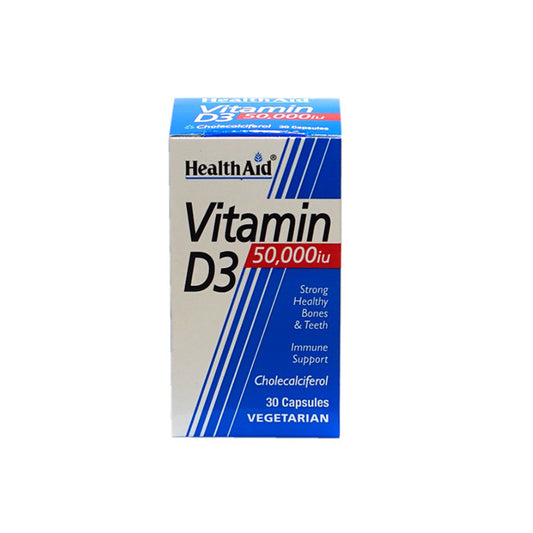 Health Aid Vit D3 50,000 Iu Cap 30'S