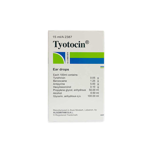 TYOTOCIN EAR DROPS 15 ML