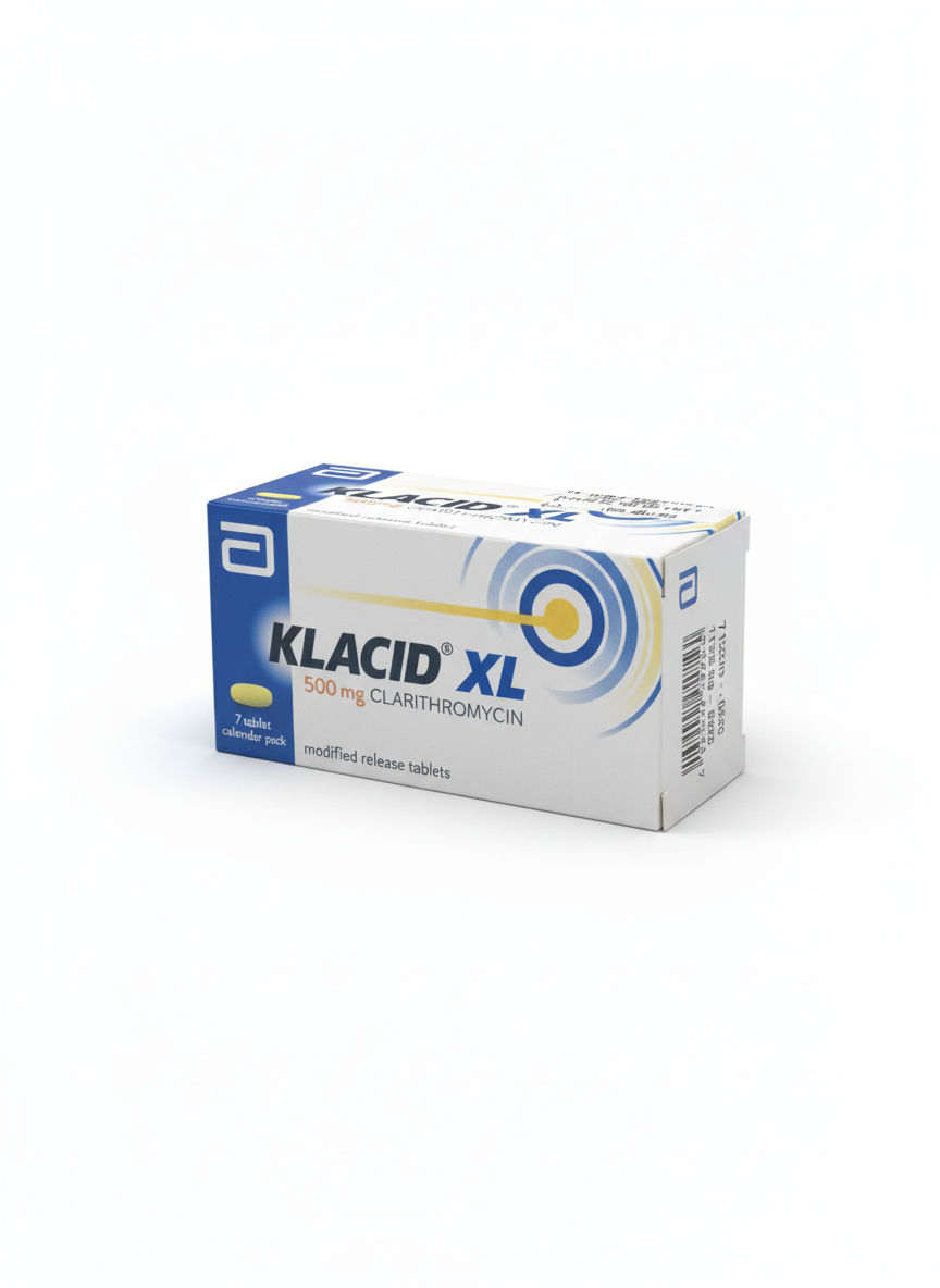 KLACID XL 500 MG TAB 7 S