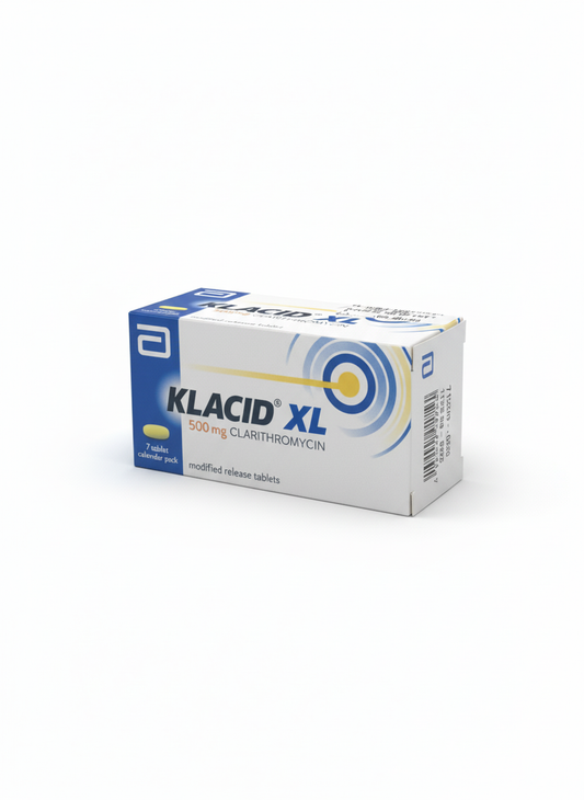 KLACID XL 500 MG TAB 7 S