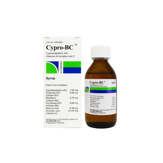 CYPRO BC SYRUP 114 ML