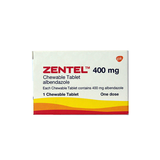 ZENTEL 400 MG TAB 1 S