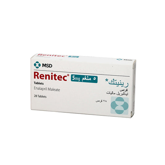 RENITEC 5 MG TABLET 28 S