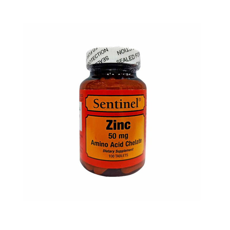 Sentinel Zinc 50Mg Tab 100'S