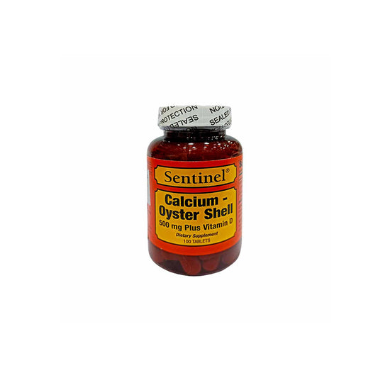 Sentinel Calcium 500 Mg With Vitamin D Oyster Tab 100 S