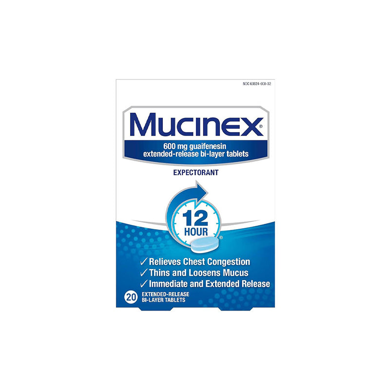 MUCINEX TABLET 600 MG 20 S