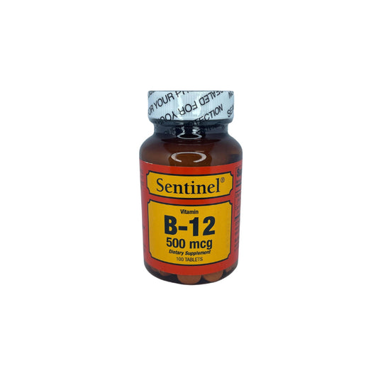 SENTINEL VITAMIN B 12 500 MCG TAB 100 S