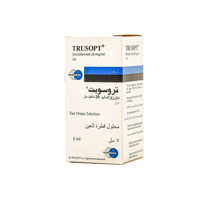 TRUSOPT 2% EYE DROP 5 ML