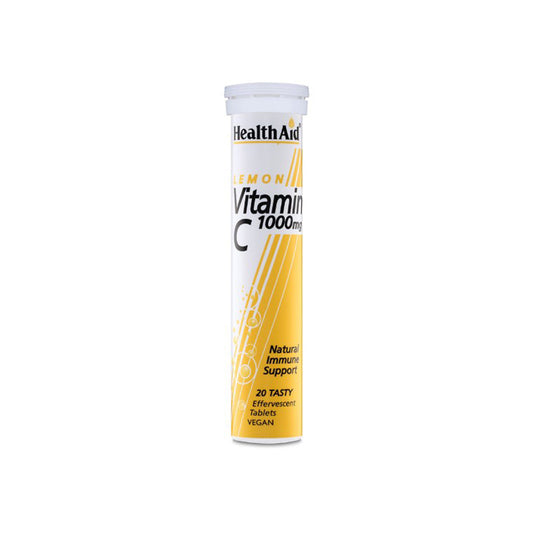 Health Aid Vitamin C 1000 Mg Effer Tab Lemon 20 S