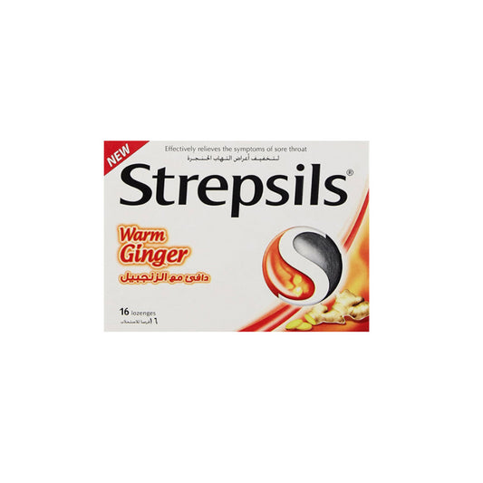 STREPSILS WARM GINGER 16 S