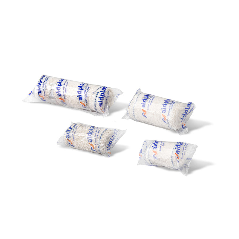 AIDPLAST 6CMX4.5M COTTON CREPE BANDAGE-S