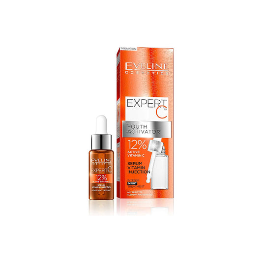 EVELINE EXPERT C SERUM VITAMIN INJ 18ML 12%