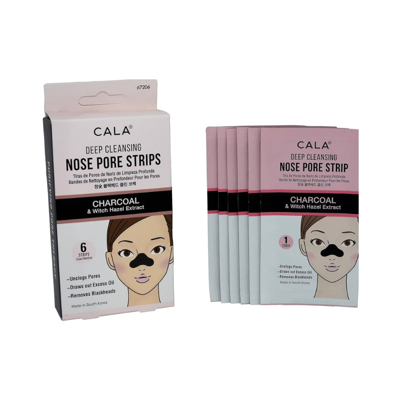 PURE RADIANCE CHARCOAL NOSE PORE STRIPS-(6STRIPS/B