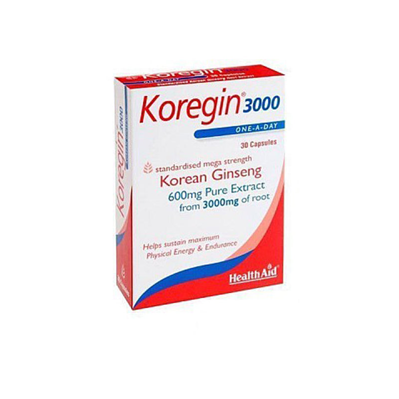 Health Aid Koregin 3000mg Korean Ginseng Root 30s