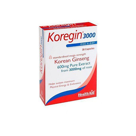 Health Aid Koregin 3000mg Korean Ginseng Root 30s