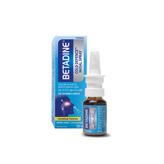 BETADINE COLD DEFENCE NASAL SPRAY 20ML