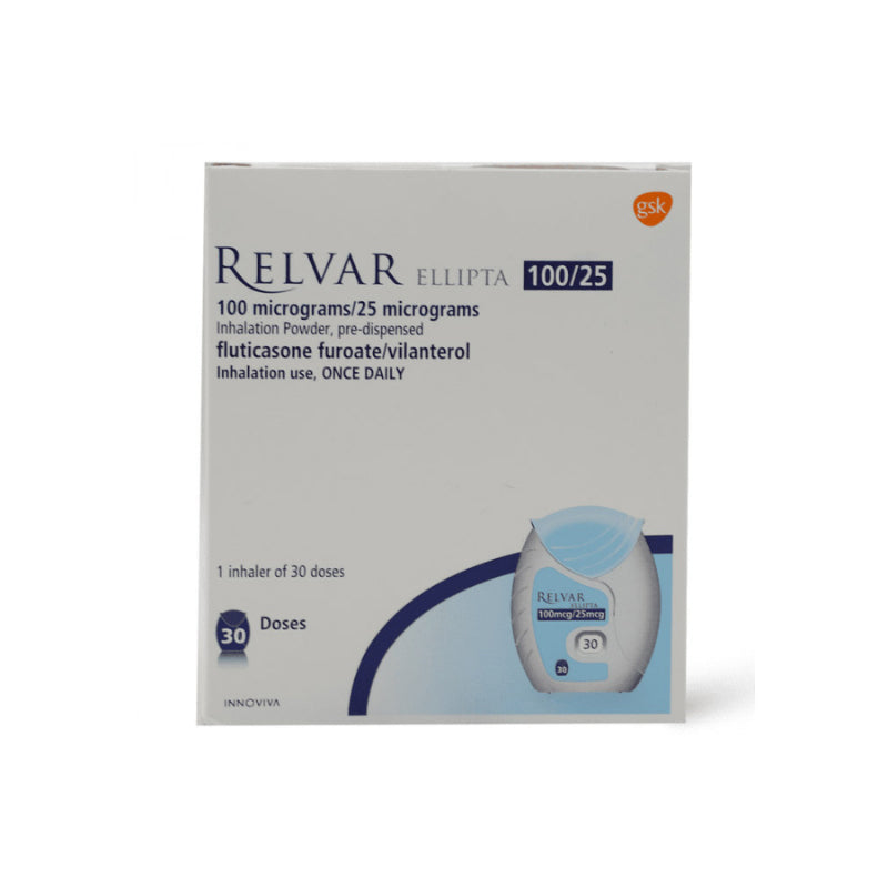 Relvar Image Relvar Ellipta 100/25 Mcg 30d – Online Pharmacy Qatar Truth Care