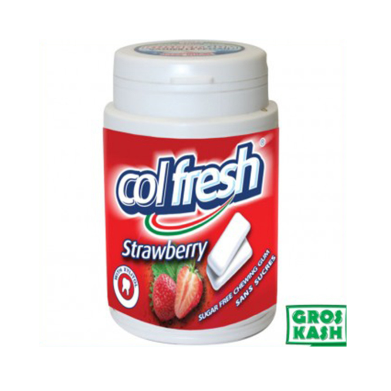 COL FRESH STRAWBERRY CHEWING GUM 50 GM