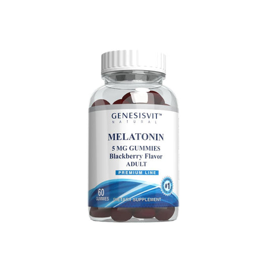 GENESISVIT MELATONIN BLACKBERRY PECTIN GUMMY 60 S