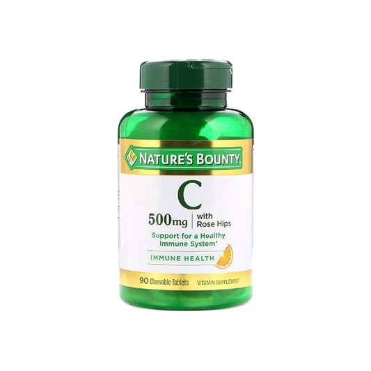 Nature S Bounty Chew Vit-c 500 Mg W/rosehips Tab 90s