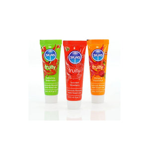 Skins Fruity Lubricant 3*12ml (Watermelon+strawberry+mango+passionfruit)