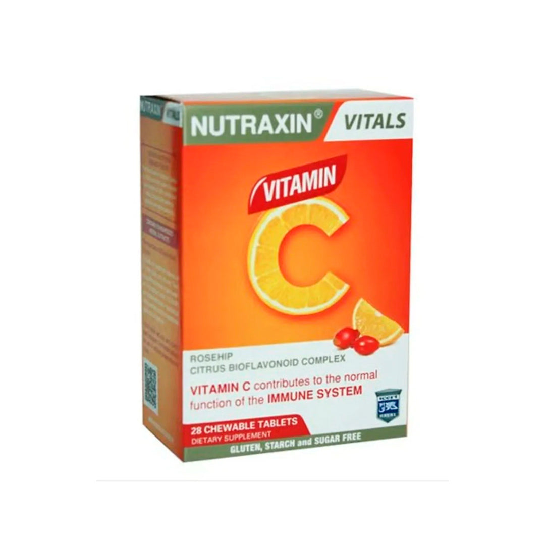 NUTRAXIN VIT C SUGAR FREE CHEWABLE TAB 28 S