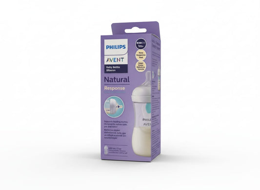 PHILIPS AVENT NATURAL 3.0 FEEDING  BOTTLE 260ML X1 WITH VENT
