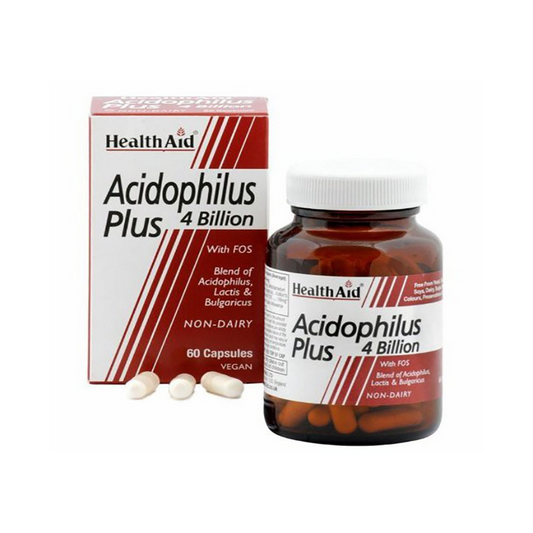 HEALTH AID ACIDOPHILUS PLUS 4 BILLION CAPS 60S
