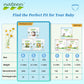 NATEEN L BABY DIAPERS PANTS 20'S 9-14 KG