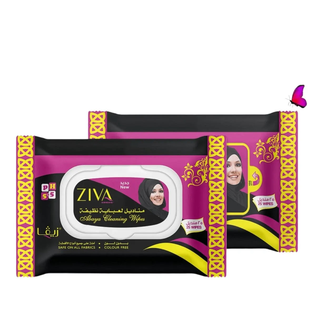 Ziva Abaya Care Wipes Flowpack 25's
