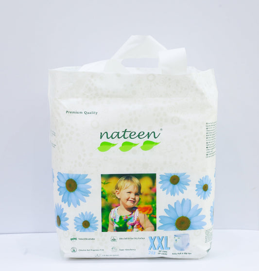 NATEEN XXL BABY DIAPERS PANTS 20'S upto 25 KG