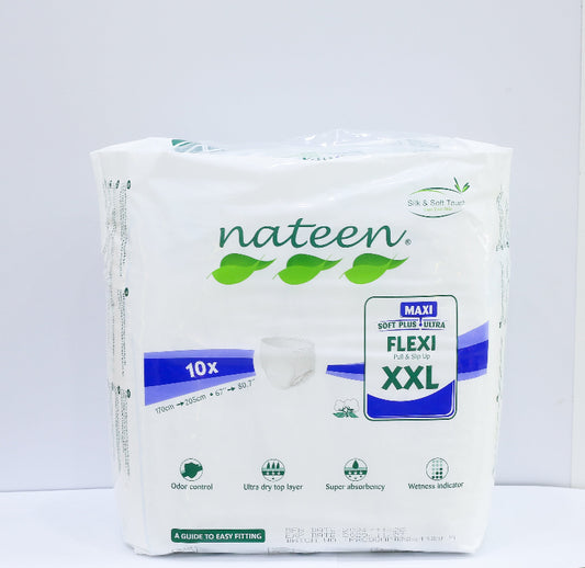NATEEN XXL ADULT DIAPER PANTS 10 S
