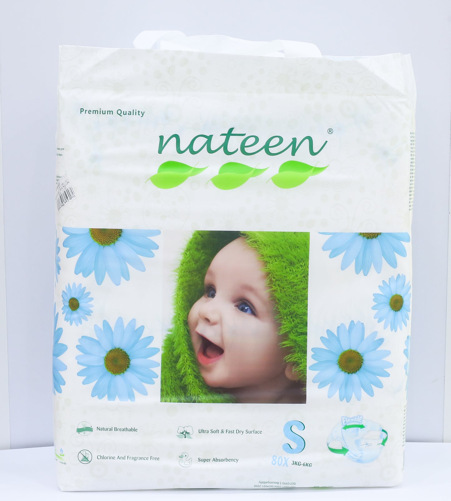 NATEEN BABY DIAPER PREMIUM LINE S 80'S
