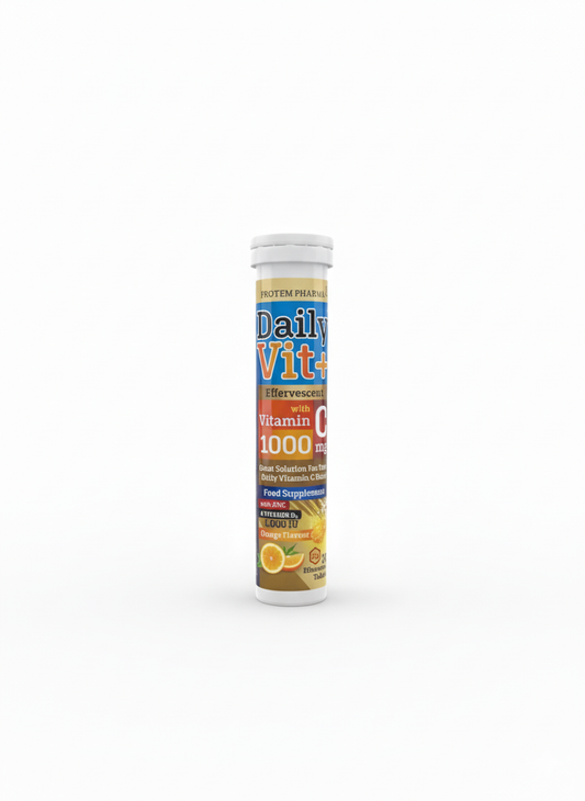 PROTEM PHARMA DAILY VIT+ C 1000+ZINC+D3 EFF TAB 20'S