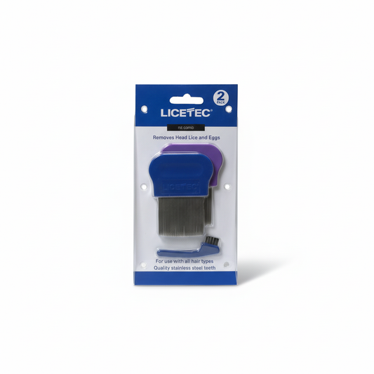 LICETEC METAL NIT COMB -TWIN