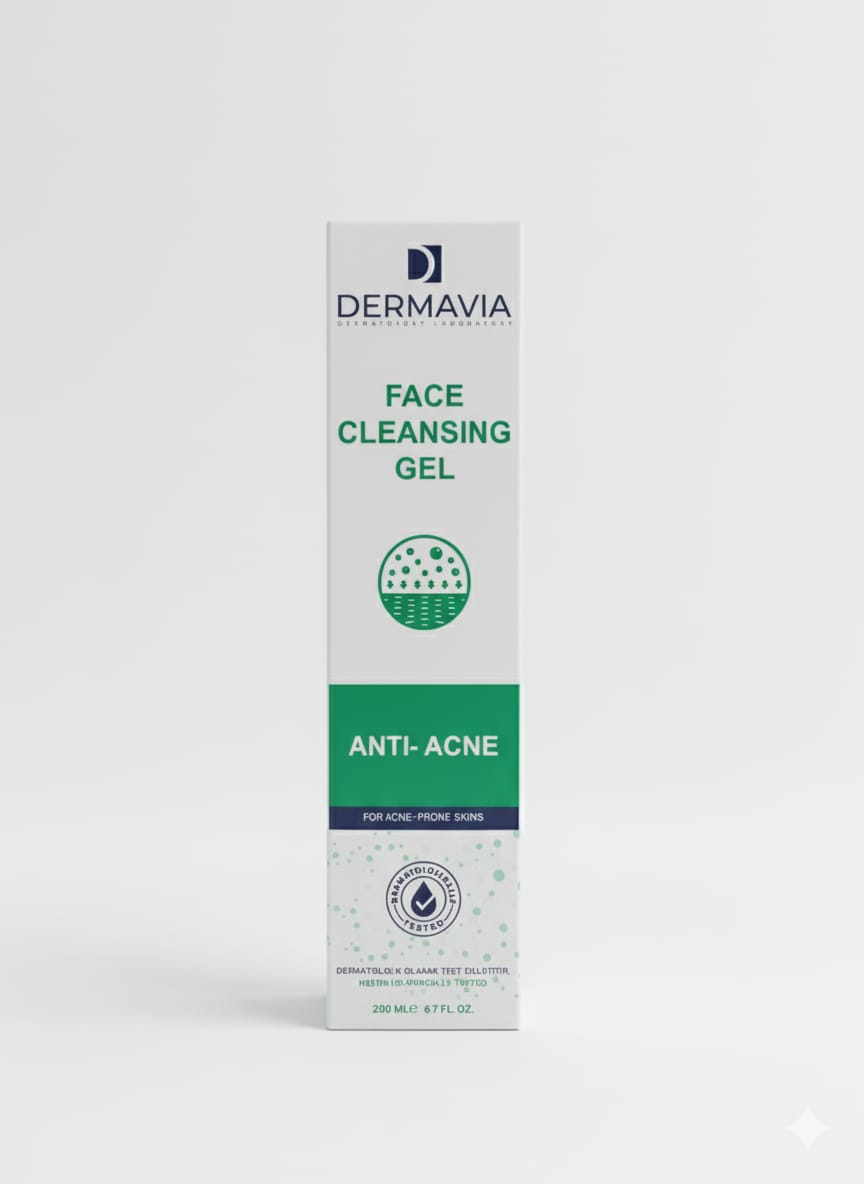 DERMAVIA ANTI ACNE FACE CLEANSING GEL 200ML