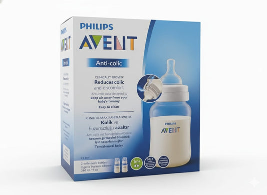PHILIPS AVENT ANTI-COLIC BOTTLE 260ML X2