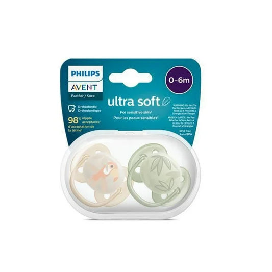 Philips Avent Ultra Soft Pacifier 0‑6 months (Boy, 2 pcs) SCF091/07