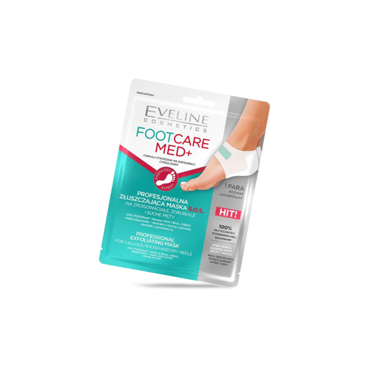 EVELINE FOOT CARE MED+PROF EXFOLIATING MASK 1S