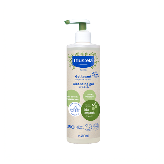 MUSTELA GB ORGANIC CERTIFIED CLEANSING GEL 400ML