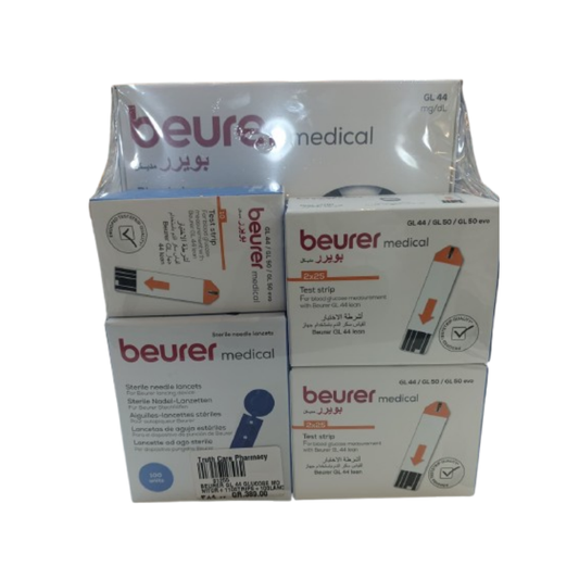 BEURER GL 44 GLUCOSE MONITOR+110STRIPS+100LANCET