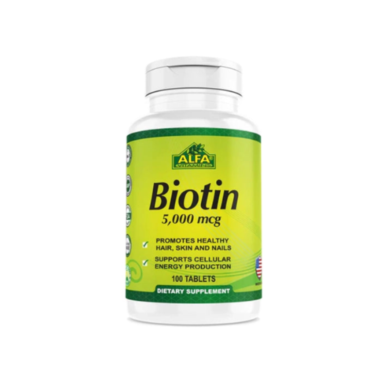 Alfa Biotin 5000mcg 100s